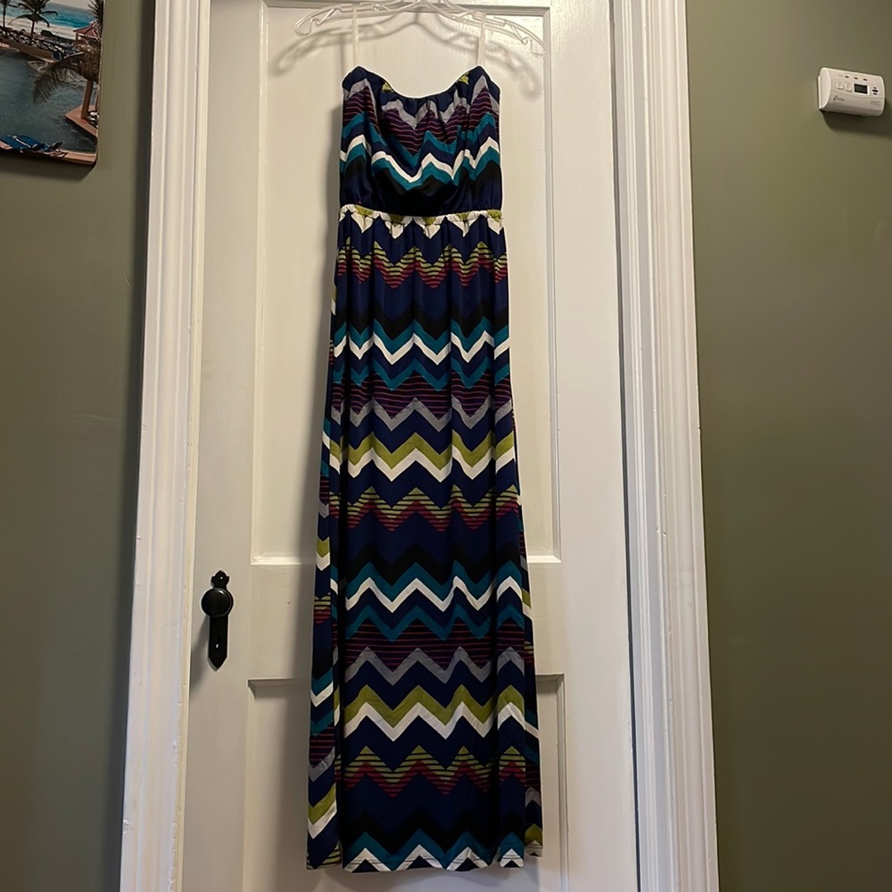 sleeveless long summer dress